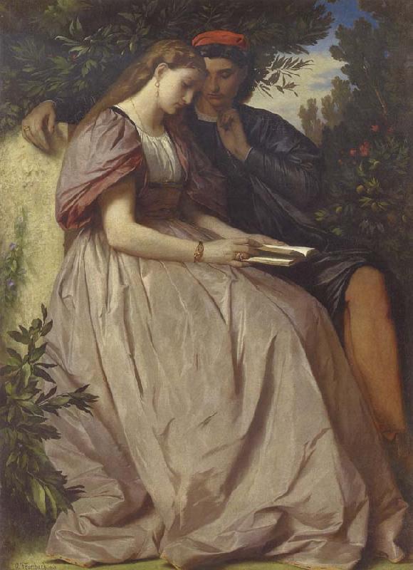Anselm Feuerbach Paolo and Francessa China oil painting art